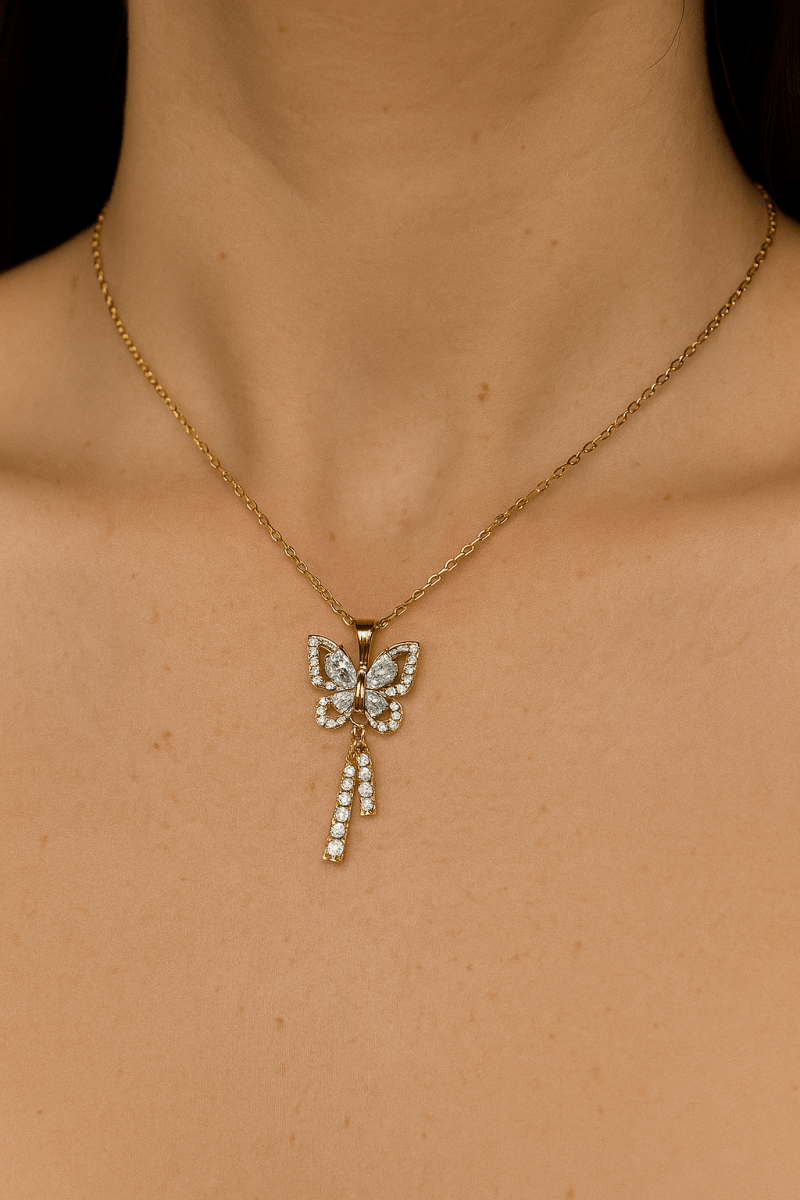 Ferro Jewelry - Nyaklánc - Alice - 14K aranyozott nemesacél nyaklánc