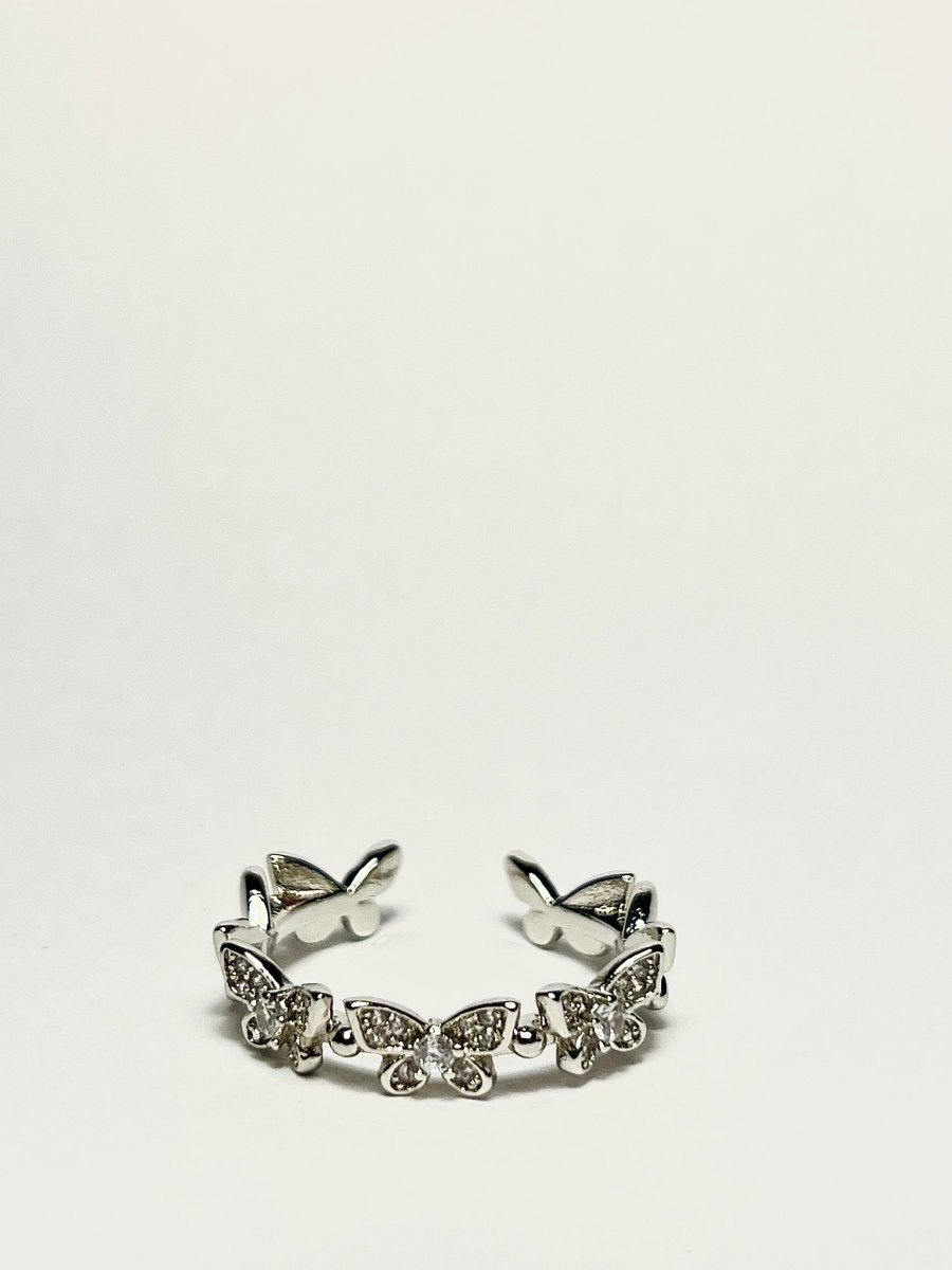 Ferro Jewelry - Gyűrű - Farfalla - 18K aranyozott nemesacél gyűrű