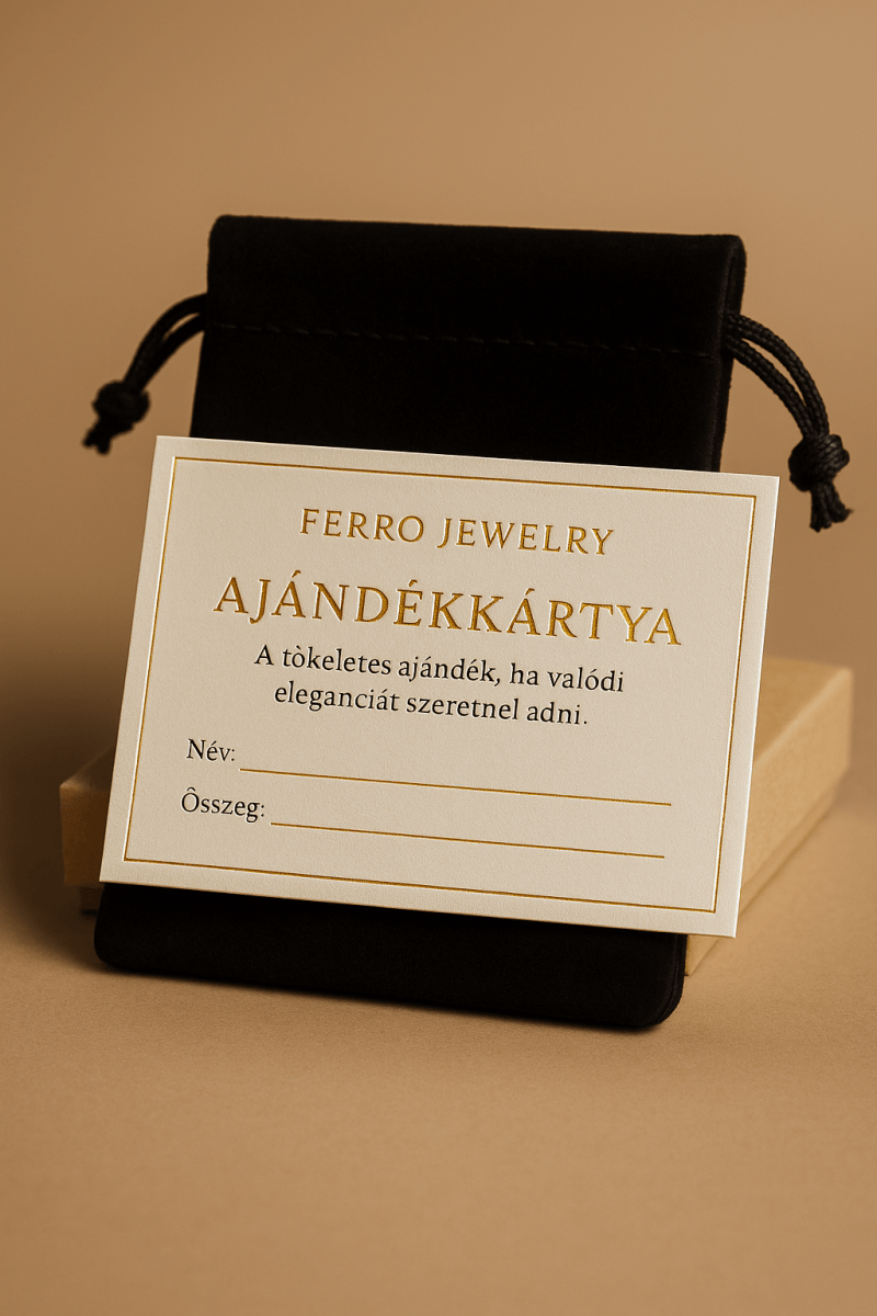 Ferro Jewelry - Ferro Digitális Ajándékkártya – Tökéletes ékszerajándék nőknek és férfiaknak