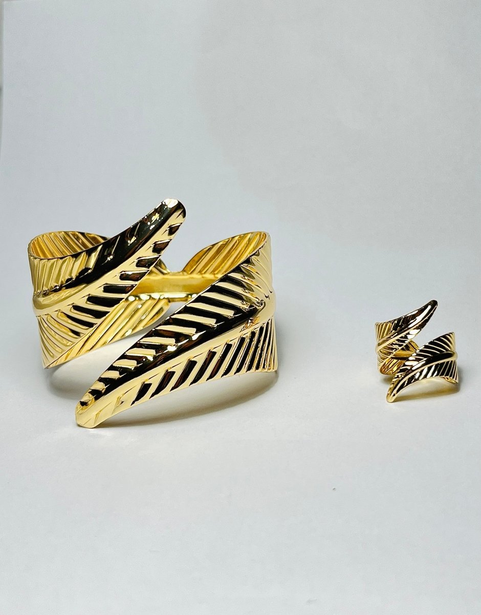 Ferro Jewelry - Karperec - Leonora - 14K aranyozott nemesacél szett