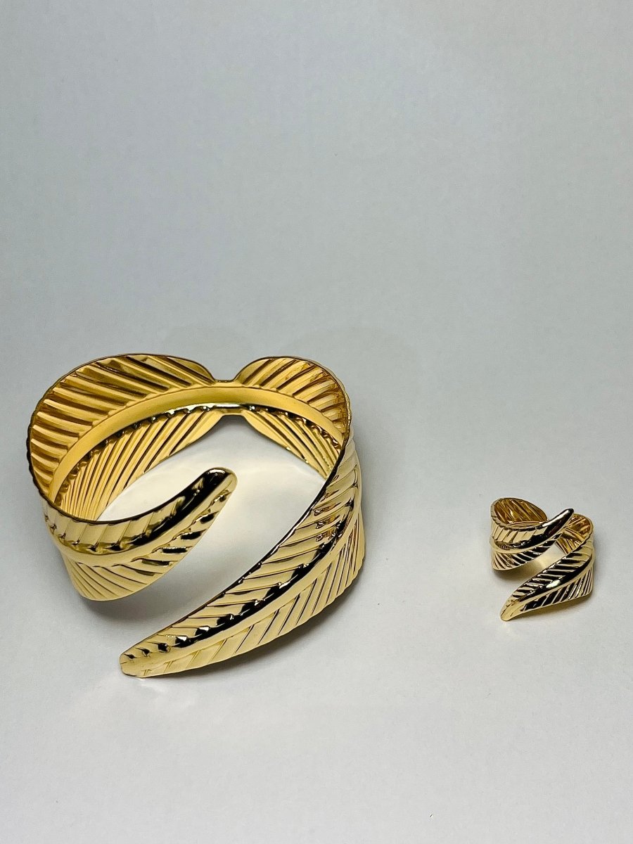 Ferro Jewelry - Karperec - Leonora - 14K aranyozott nemesacél szett