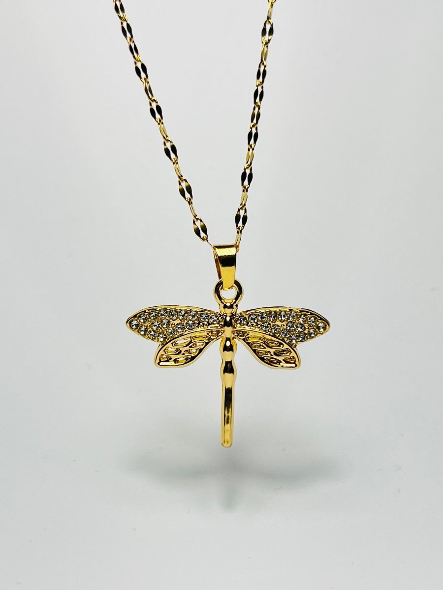 Ferro Jewelry - Nyaklánc - Libelle - 18K aranyozott nemesacél nyaklánc