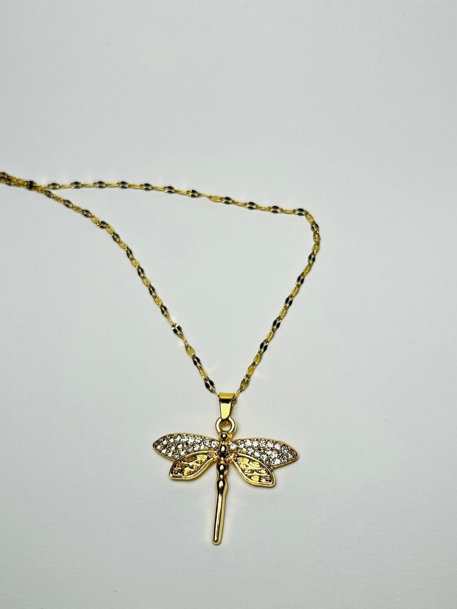 Ferro Jewelry - Nyaklánc - Libelle - 18K aranyozott nemesacél nyaklánc