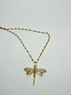 Ferro Jewelry - Nyaklánc - Libelle - 18K aranyozott nemesacél nyaklánc