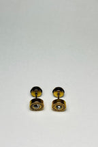 Ferro Jewelry - Fülbevaló - Maeander - Nemesacél fülbevaló cirkónia kővel